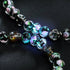 Midnight Blossom | Firefly Glass Diamonds Skull Bracelet